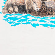 Vintage (Habitat) - Otters Alaska Animal Print T-Shirt 1990s X-Large Vintage Retro