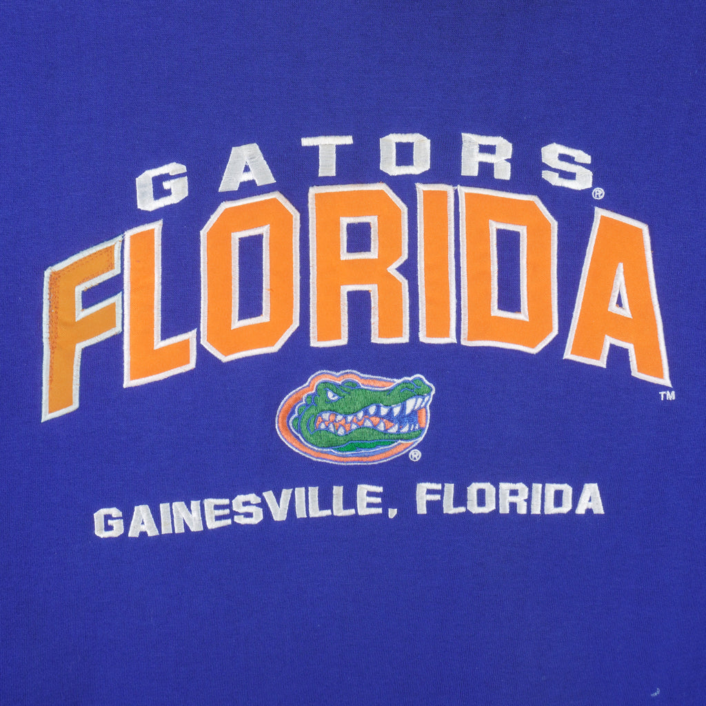 NCAA (Lee) - Florida Gators Embroidered Crew Neck Sweatshirt 1990s X-Large Vintage Retro Football College