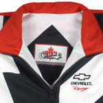 NASCAR (Choko) - Chevrolet Racing Embroidered Zip-Up Jacket 1990s Large