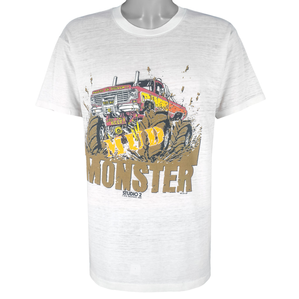 Vintage (USA) - Mudster Monster Truck T-Shirt 1986 Large