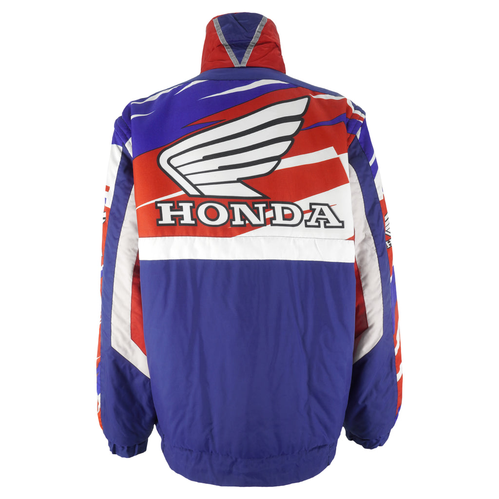 Vintage - Honda HRC Racing Puffer Jacket 1990s X-Large Vintage Retro