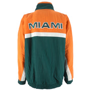 NCAA (Apex One) - Miami Hurricane Windbreaker 1990s X-Large Vintage Retro Football College 