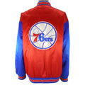 NBA (Hardwood Classic) - Philadelphia 76ers Satin Jacket 2000s Large