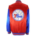 NBA (Hardwood Classic) - Philadelphia 76ers Satin Jacket 2000s Large