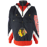 NHL (Lee) - Chicago Blackhawks Pullover Puffer Jacket 1990s Large
