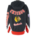 NHL (Lee) - Chicago Blackhawks Pullover Puffer Jacket 2000s Large Vintage Retro