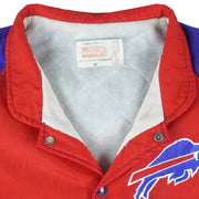 NFL (Swingser) - Buffalo Bills Spell-Out Windbreaker 1990s Medium Vintage Retro Football