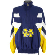 Starter - Michigan Wolverines Pullover Jacket 1990s X-Large Vintage Retro