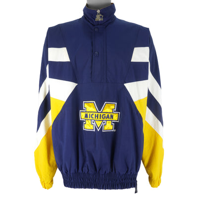 Starter - Michigan Wolverines Pullover Jacket 1990s X-Large