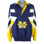 Starter - Michigan Wolverines Pullover Jacket 1990s X-Large Vintage Retro