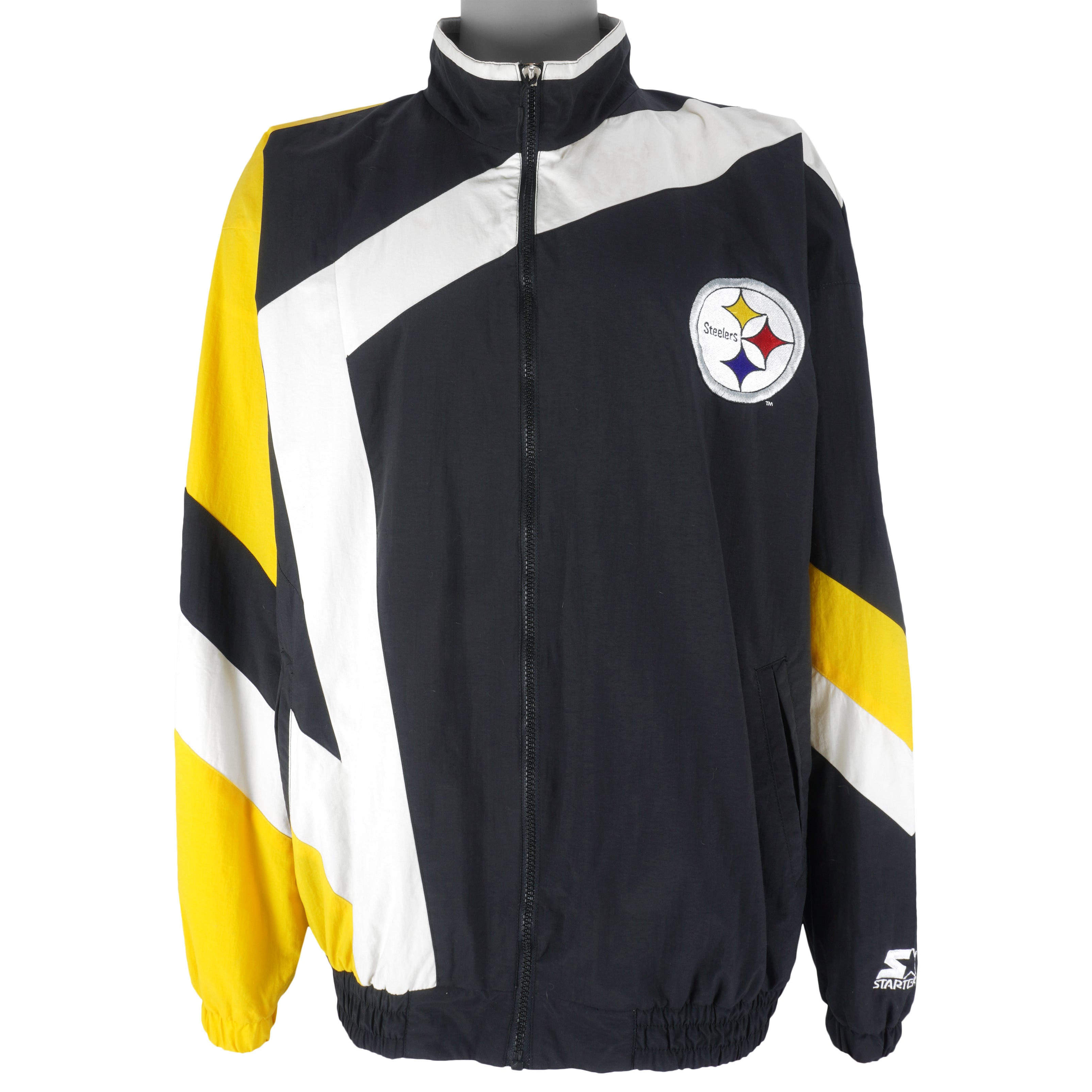 Starter (Pro Line) - Pittsburgh Steelers Windbreaker 1990s X-Large