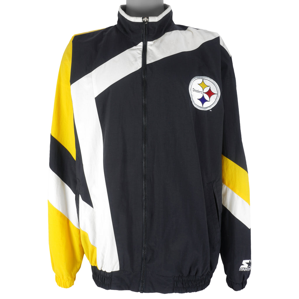 Starter (Pro Line) - Pittsburgh Steelers Windbreaker 1990s X-Large