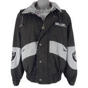NFL (Triple FAT Goose) - Oakland Raiders Puffer Jacket 1990s Large Vintage Retro Football