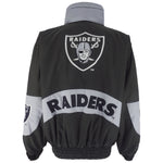 NFL (Triple FAT Goose) - Oakland Raiders Puffer Jacket 1990s Large Vintage Retro Football