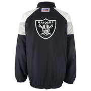 Reebok (Pro Line)- Oakland Raiders Puffer Jacket 1990s X-Large Vintage Retro Football