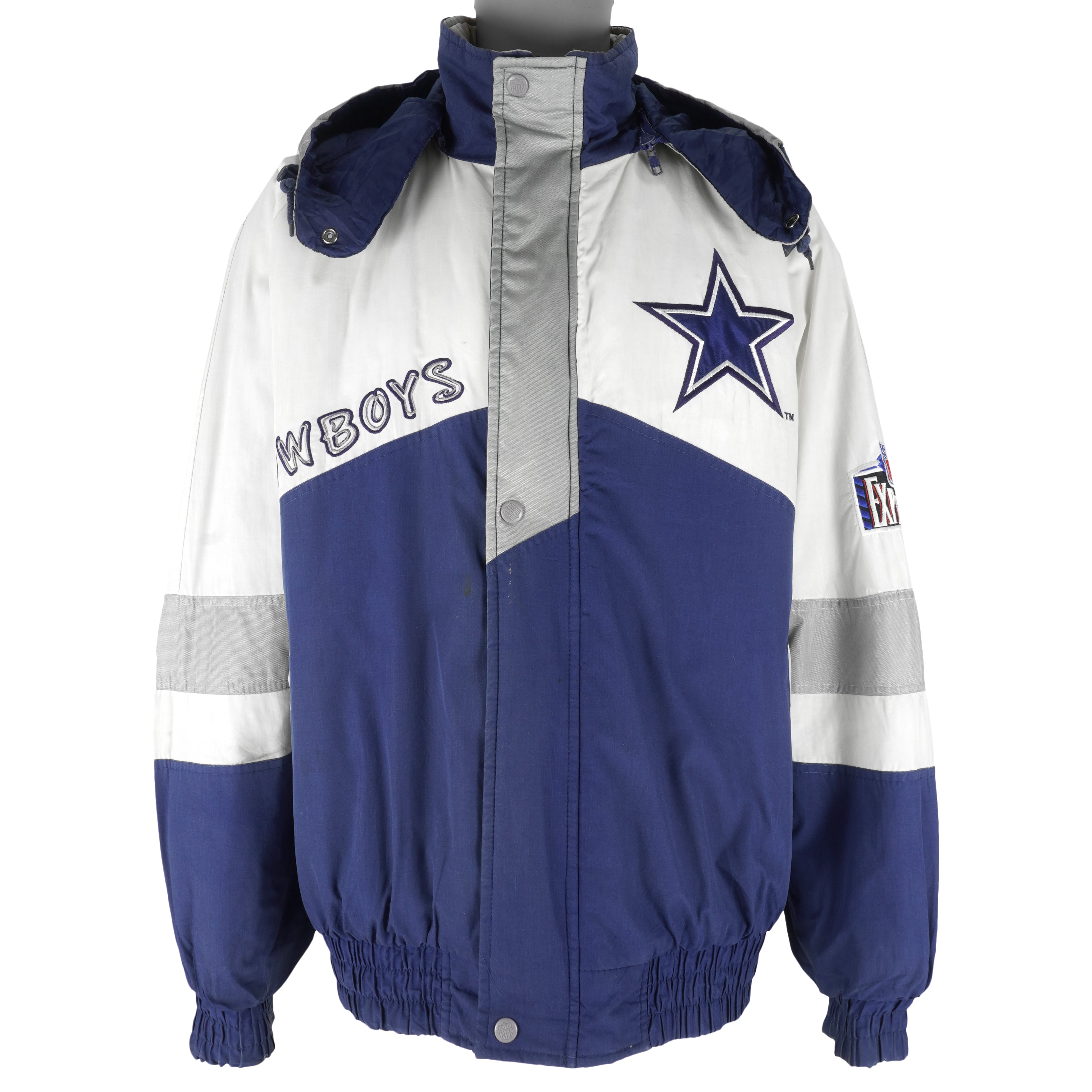 国内外の人気 NFL Vintage (Pro Jacket Embroidered Cowboys Dallas - Player) ジャケット・アウター