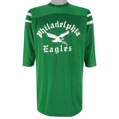 NFL (Durack) - Philadelphia Eagles No. 17 Football Jersey 1970s X-Large