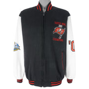 NFL - Tampa Bay Buccaneers Super Bowl Champion Jacket 2002 Large Vintage Retro Football