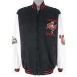 NFL - Tampa Bay Buccaneers Super Bowl Champion Jacket 2002 Large Vintage Retro Football