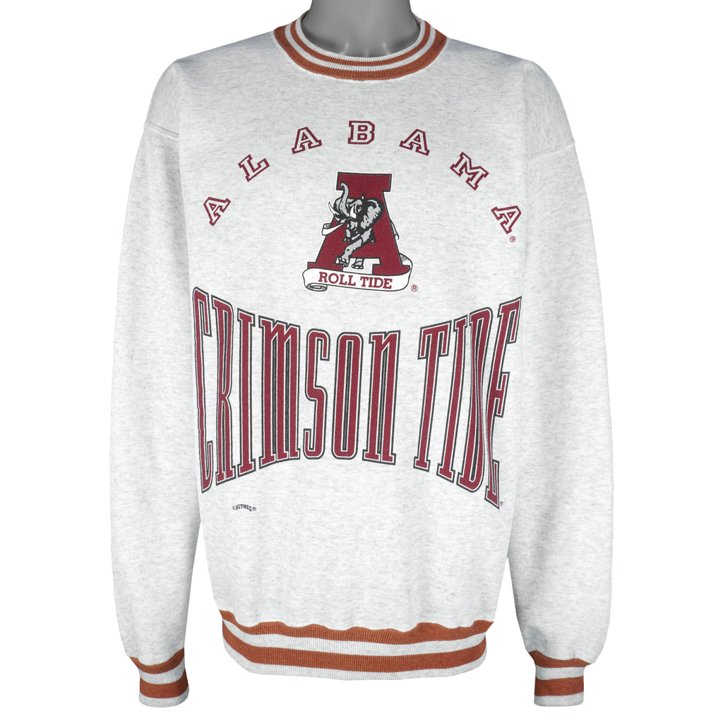 NCAA (Nutmeg) - Alabama Crimson Tide Crew Neck Sweatshirt 1990s Large Vintage Retro Football College