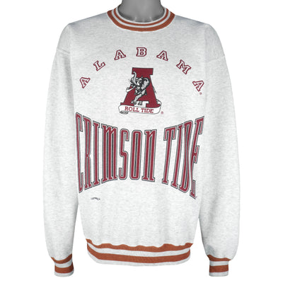 NCAA (Nutmeg) - Alabama Crimson Tide Crew Neck Sweatshirt 1990s Large