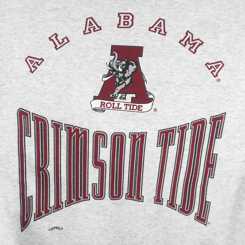 NCAA (Nutmeg) - Alabama Crimson Tide Crew Neck Sweatshirt 1990s Large Vintage Retro Football College
