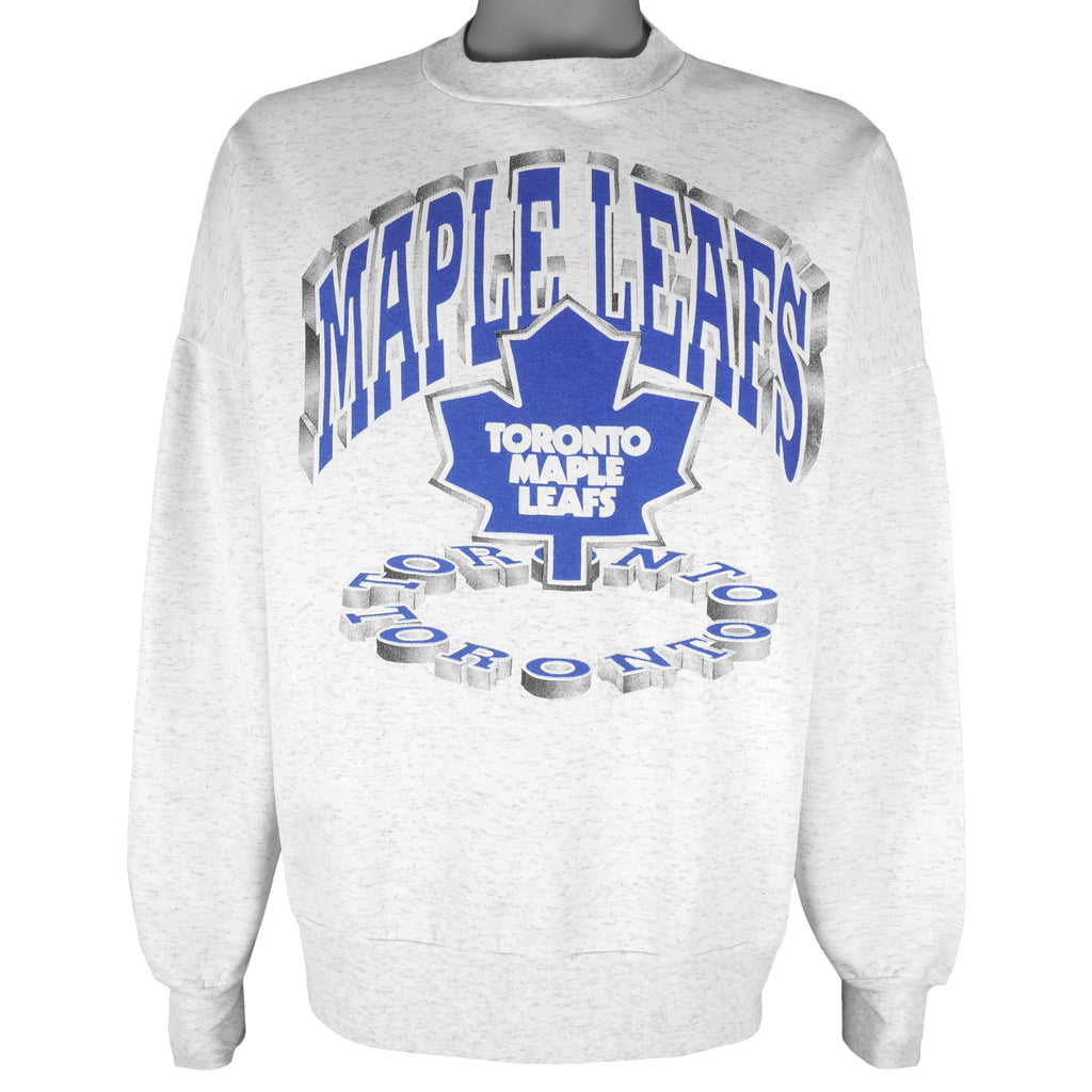 NHL - Toronto Maple Leafs Crew Neck Sweatshirt 1999 Large Vintage Retro Hockey