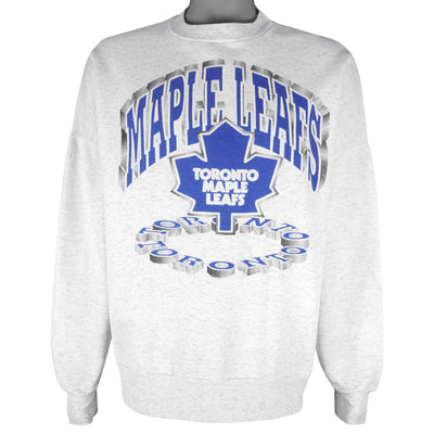NHL - Toronto Maple Leafs Crew Neck Sweatshirt 1990s Large