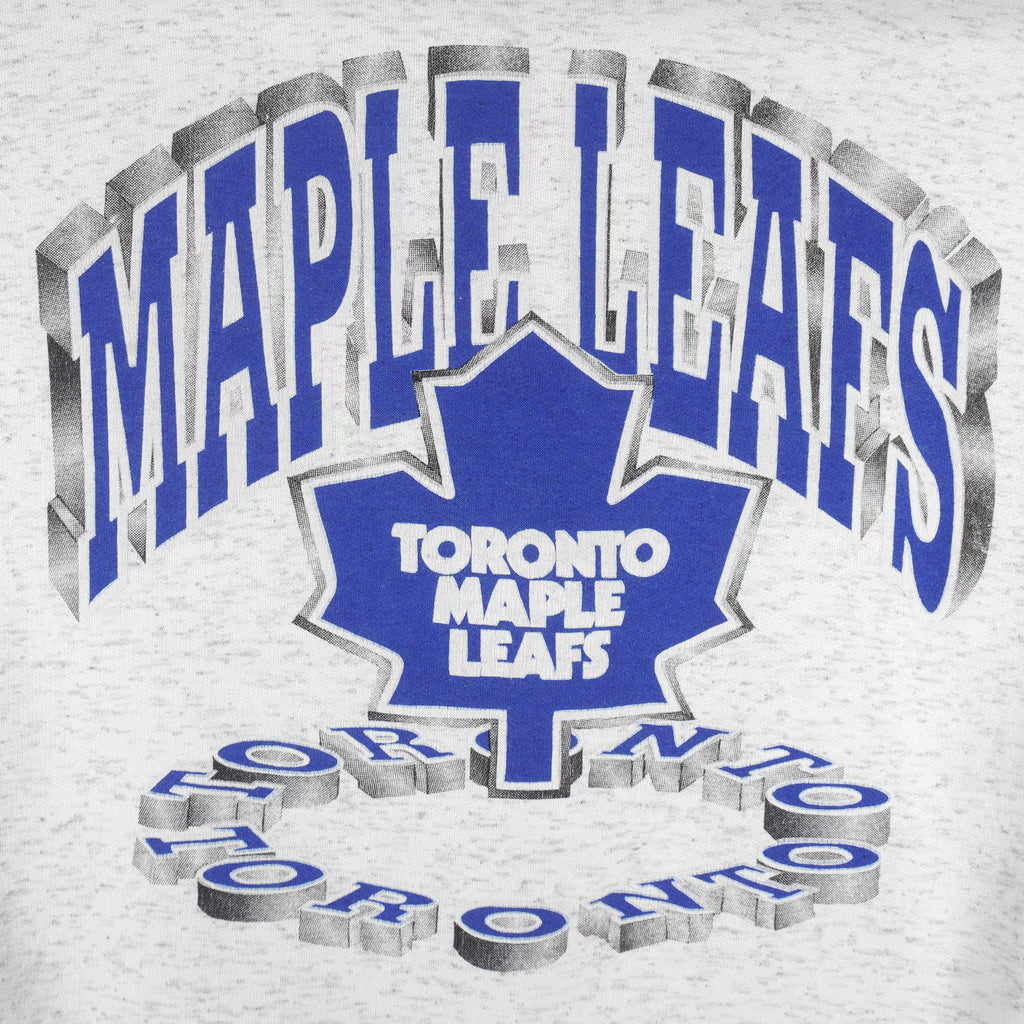 NHL - Toronto Maple Leafs Crew Neck Sweatshirt 1999 Large Vintage Retro Hockey