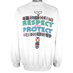 Vintage (Tultex) - Sea World Help Their Habitat Crew Neck Sweatshirt 1990s XX-Large Vintage Retro