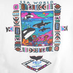 Vintage (Tultex) - Sea World Help Their Habitat Crew Neck Sweatshirt 1990s XX-Large Vintage Retro