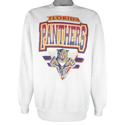 NHL (Ravens Athletic) - Florida Panthers Crew Neck Sweatshirt 1993 Large