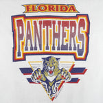 NHL (Ravens) - Florida Panthers Crew Neck Sweatshirt 1990s Large Vintage Retro Hockey