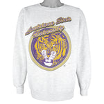 NCAA (Tultex) - LSU Tigers Crew Neck Sweatshirt 1990s X-Large