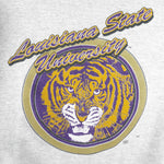 NCAA - LSU Tigers Big Logo Crew Neck Sweatshirt 1990s X-Large Vintage Retro Football College