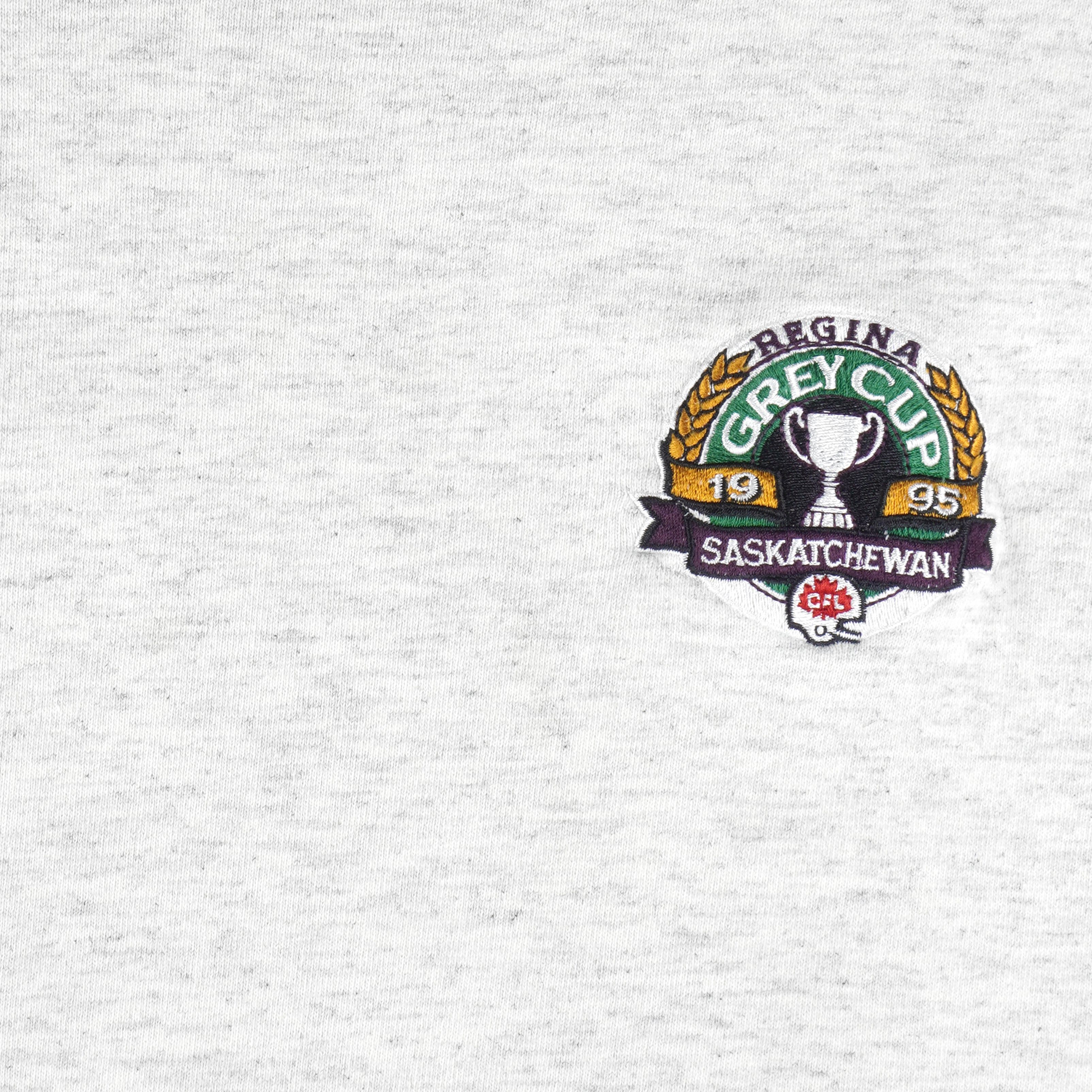 CFL - Saskatchewan Regina Grey Cup Crew Neck Sweatshirt 1995 XX-Large Vintage Retro