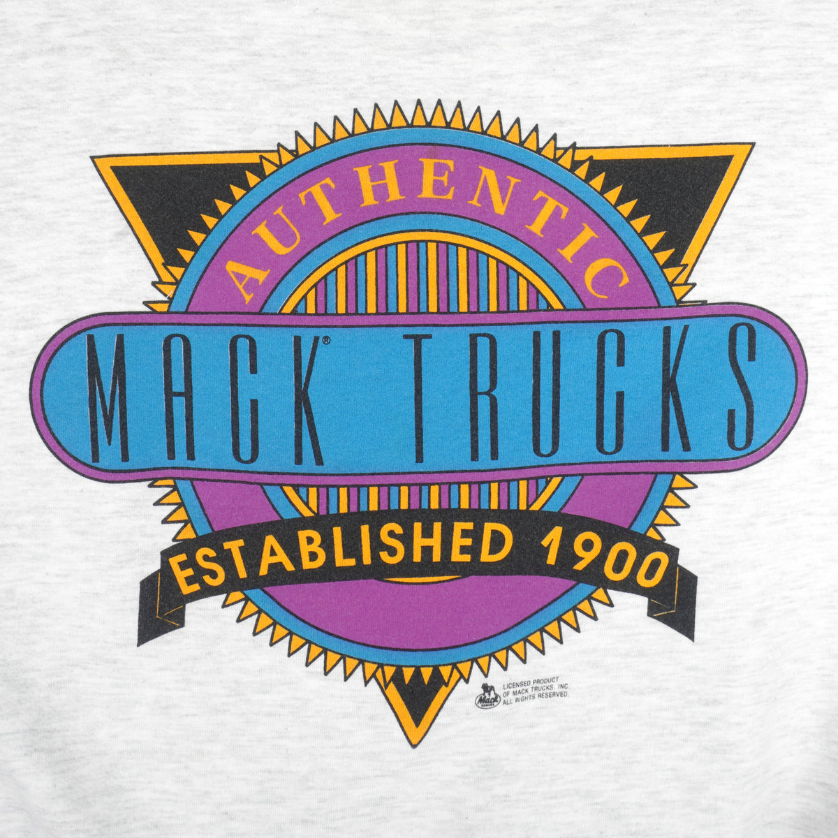 Vintage (Jerzees) - Authentic Mack Truck Crew Neck Sweatshirt 1990s X-Large Vintage Retro