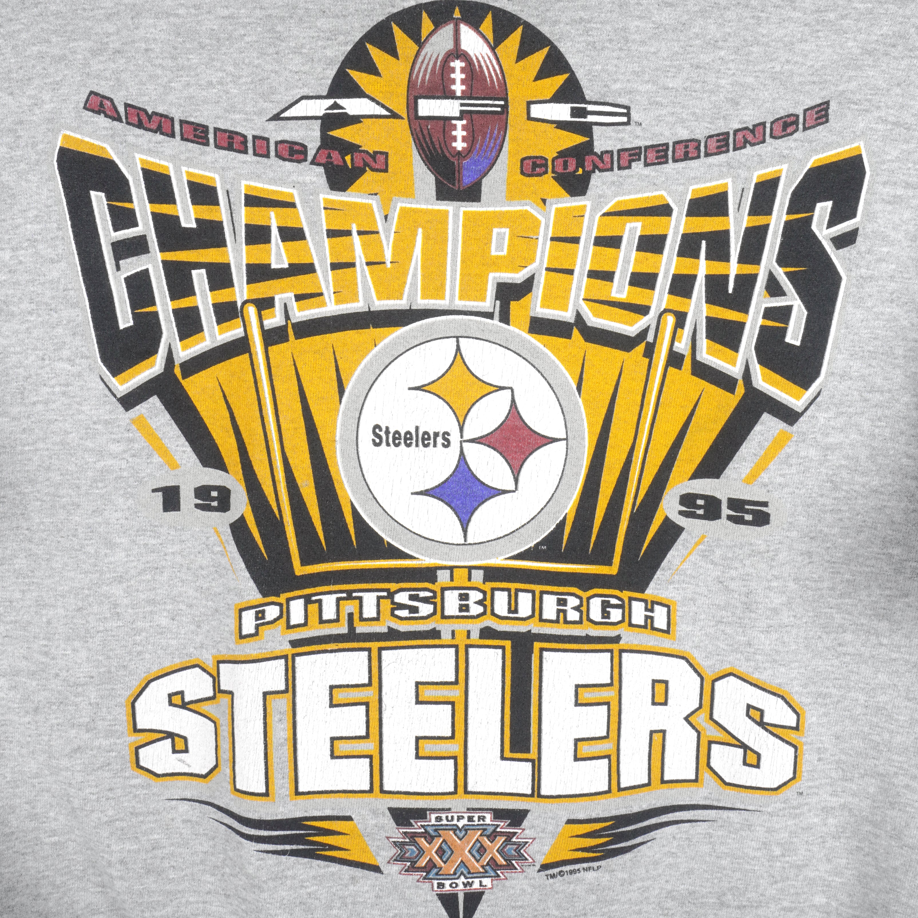 Starter - Pittsburgh Steelers Crew Neck Sweatshirt 1995 X-Large Vintage Retro Football