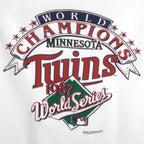 MLB (Hanes) - Minnesota Twins world Champions Sweatshirt 1987 Large