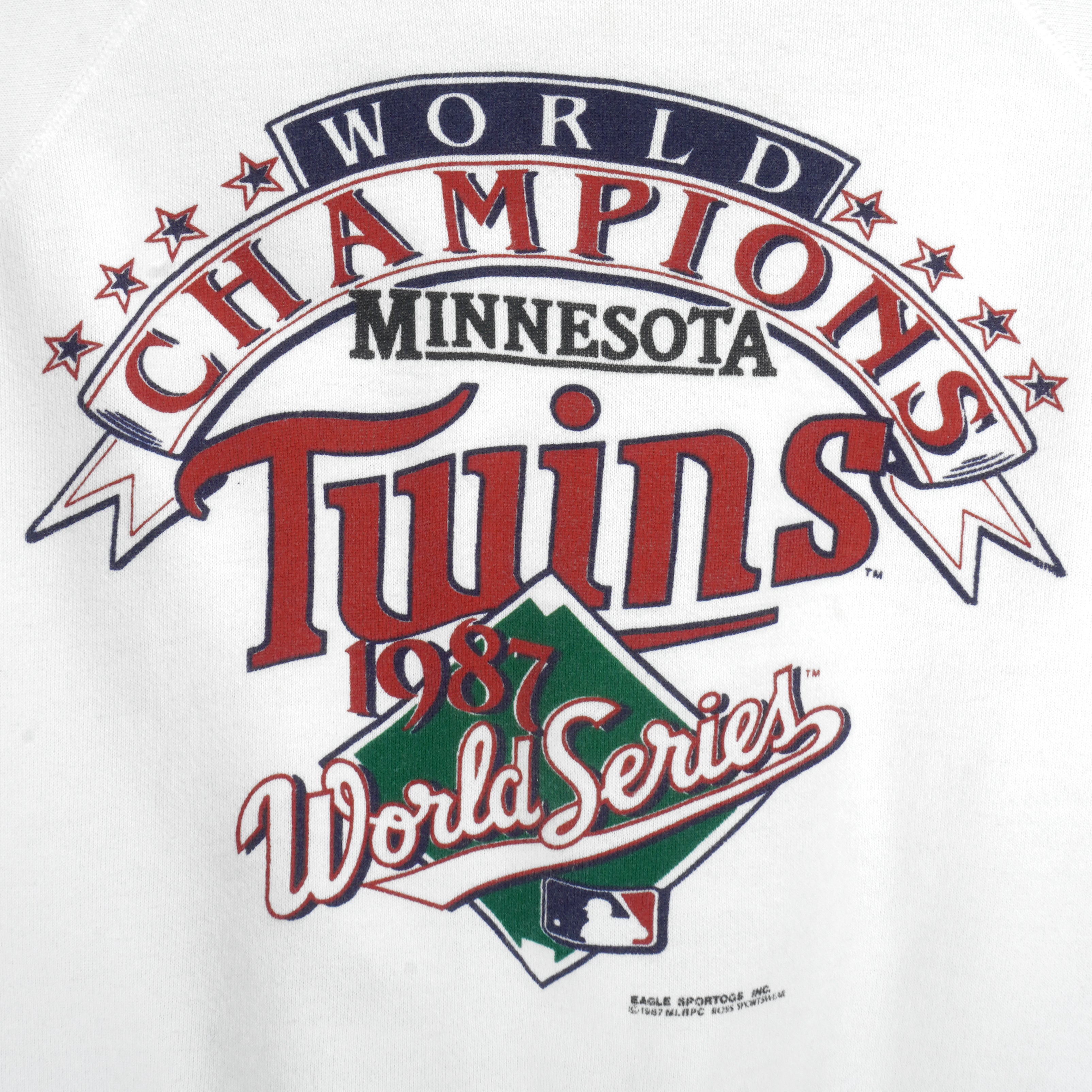 MLB (Hanes) - Minnesota Twins world Champions Sweatshirt 1987 Large