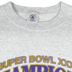 NFL (Delta) - Baltimore Ravens Super Bowl Champions Crew Neck Sweatshirt 2001 X-Large