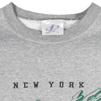 NFL (Logo Athletic) - New York Jets Embroidered Sweatshirt 1990s X-Large Vintage Retro Football