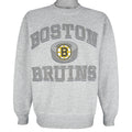 NHL (Pro Player) - Boston Bruins Spell-Out Sweatshirt 1990s Medium Vintage Retro Hockey