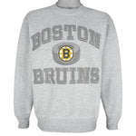 NHL (Pro Player) - Boston Bruins Spell-Out Sweatshirt 1990s Medium Vintage Retro Hockey