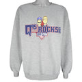 Vintage (Logo Athletic) - Bob & Tom Q95 Rocks Indy Caricature Sweatshirt 1990s X-Large