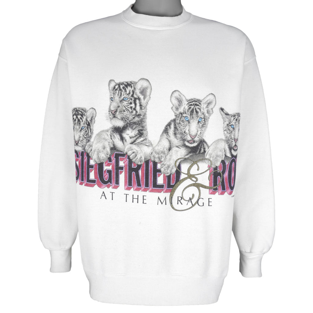 Vintage (Habitat) - Siegfried & Roy At The Mirage Crew Neck Sweatshirt 1990s Large Vintage Retro