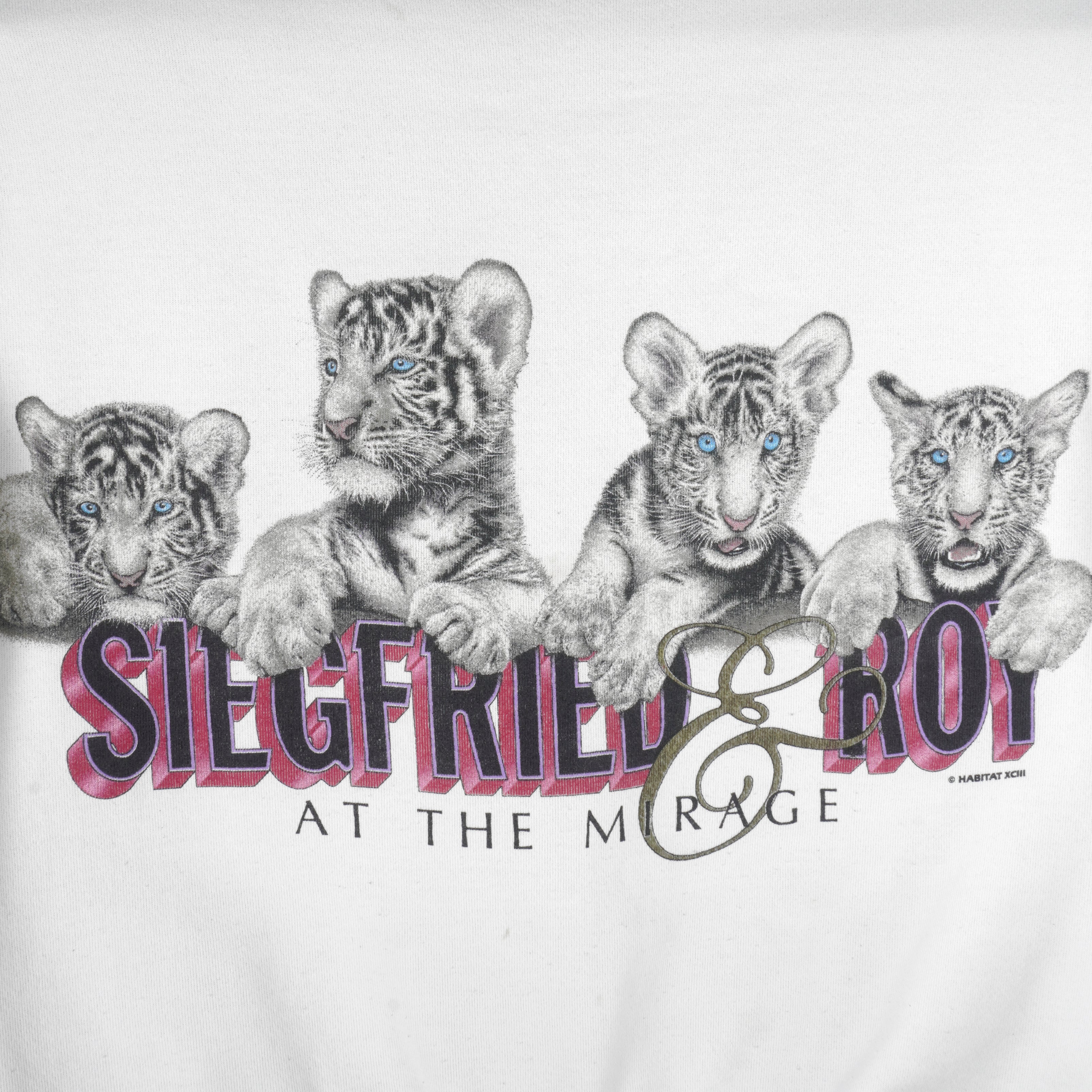 Vintage (Habitat) - Siegfried & Roy At The Mirage Crew Neck Sweatshirt 1990s Large Vintage Retro