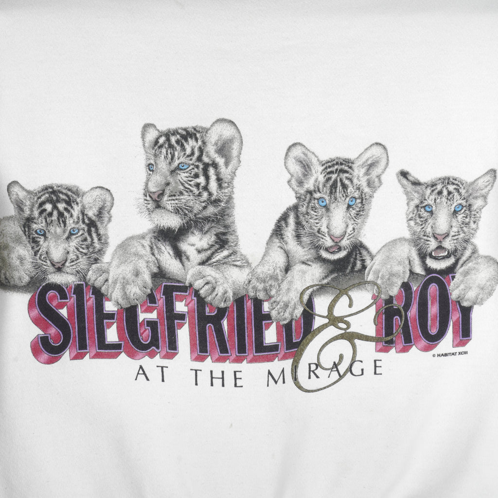 Vintage (Habitat) - Siegfried & Roy At The Mirage Crew Neck Sweatshirt 1990s Large Vintage Retro