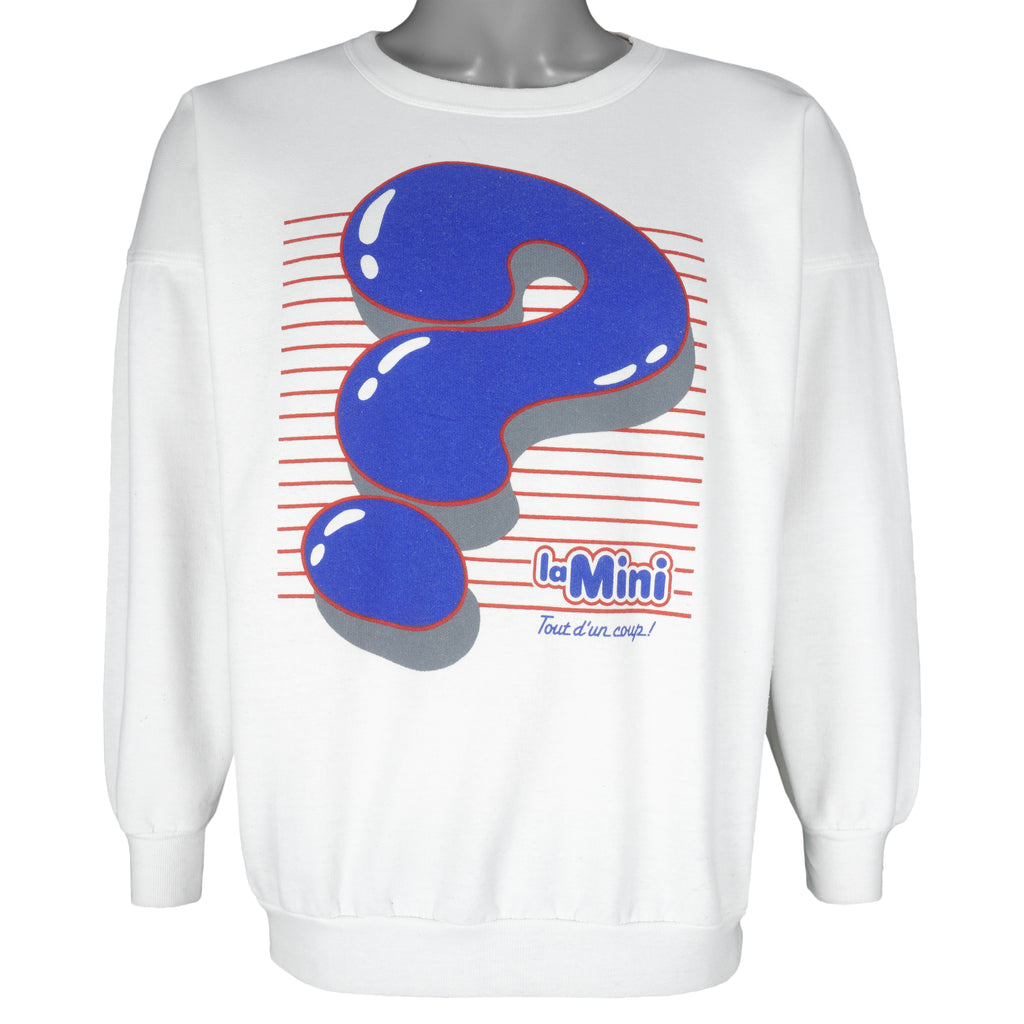 Vintage - La Mini Lottery Quebec Crew Neck Sweatshirt 1990s Large