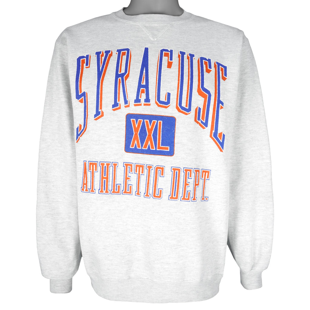 NCAA - Syracuse Athletic Dept Crew Neck Sweatshirt 1990s Medium 